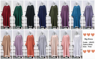 1425&1901#Drop Shipping Muslim Clothing Butterfly Sleeve Women Nida Jilbab_ Abaya Khimar Length : About 147cm 58 Inch