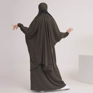 1423#Ramadan Abaya suit  Islamic clothing Dubai abaya with hijab