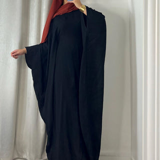 1695# Dubai  Abaya Muslim Women's Dresses With Inside Tie Belt Silk Dress