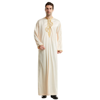 TH819#Abaya Muslim Clothing Islamic High Quality Men's Clothing Robe