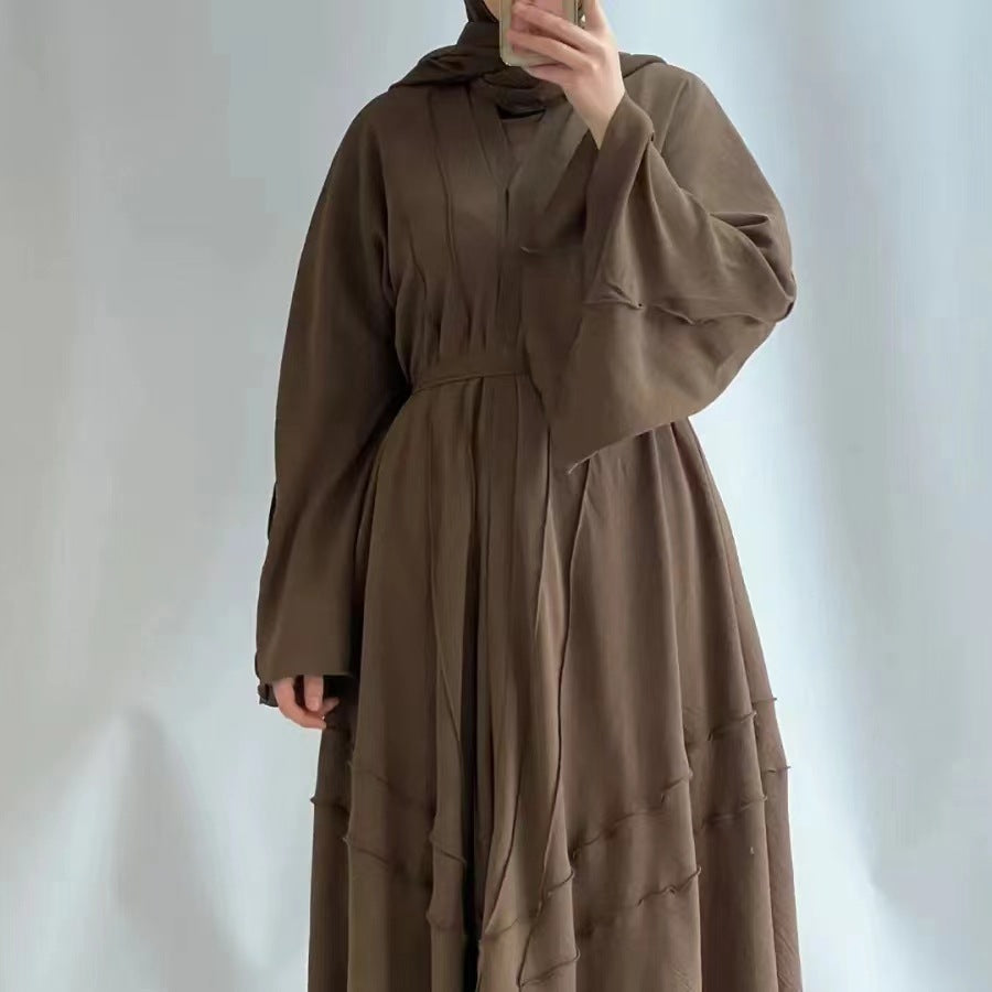 1525#Kaftans Abaya Women Arab Islamic Clothing EID Hijab Dress