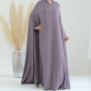 1628#New Abaya Femmes Robe Musulmane Jersey One Piece Prayer Abaya