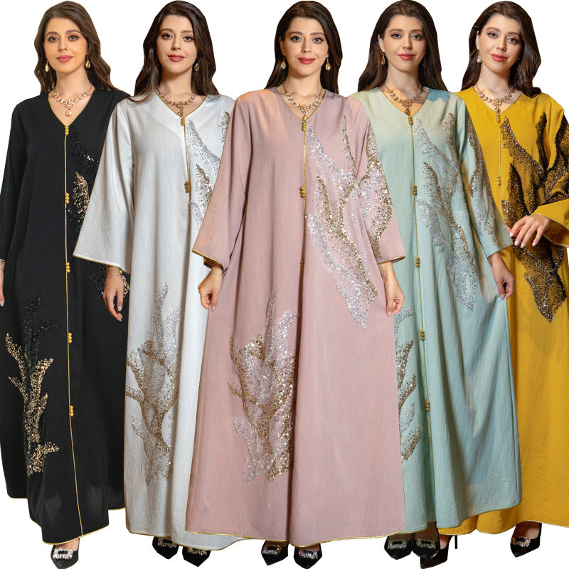 AB309# New Muslim abaya morocco women's clothing