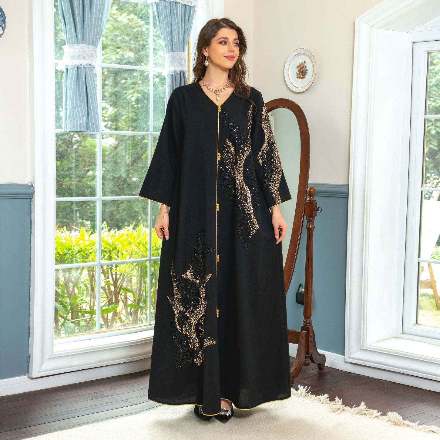AB309# New Muslim abaya morocco women's clothing