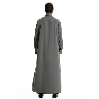 TH828#Abaya Muslim Clothing Long Sleeves Islamic High Quality Men's Clothing