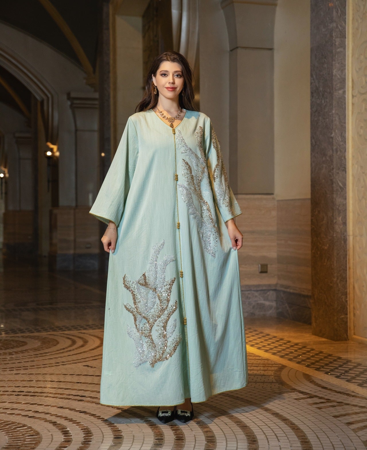 AB309# New Muslim abaya morocco women's clothing