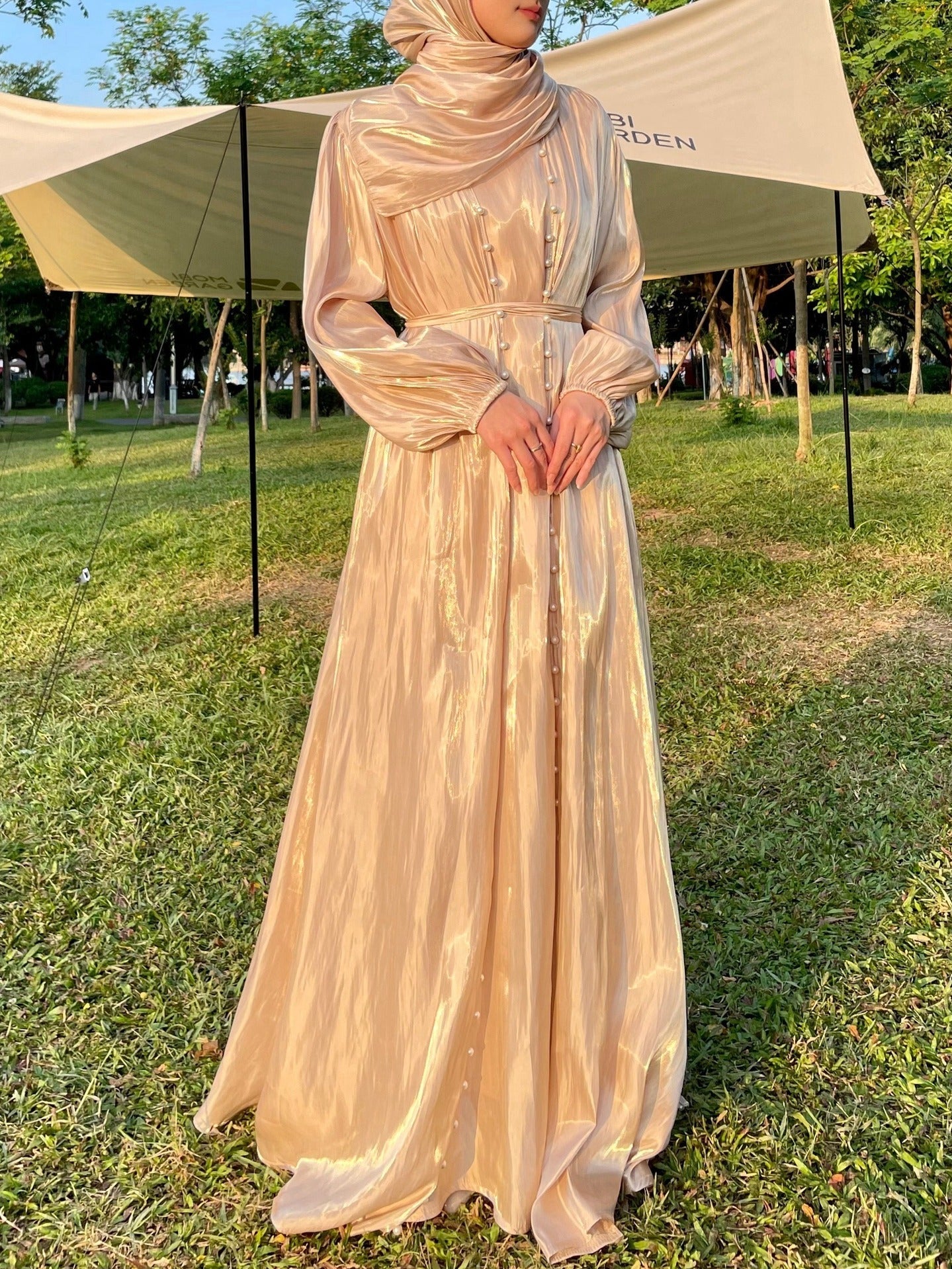 1003#3PCS MODEST SET EID FOR MUSLIM GIRL FASHION DESIGN ELEGANT DRESSES DUBAI ABAYA