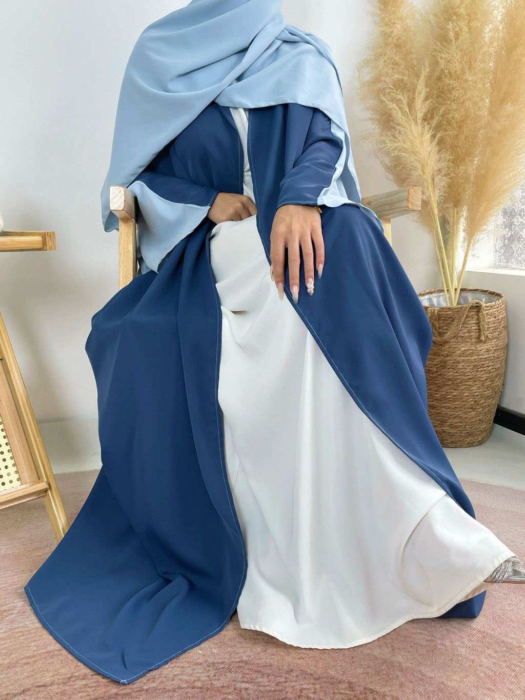 1025# New Arrival Stylish Islamic Clothing Fashion Cardigan Women Abaya