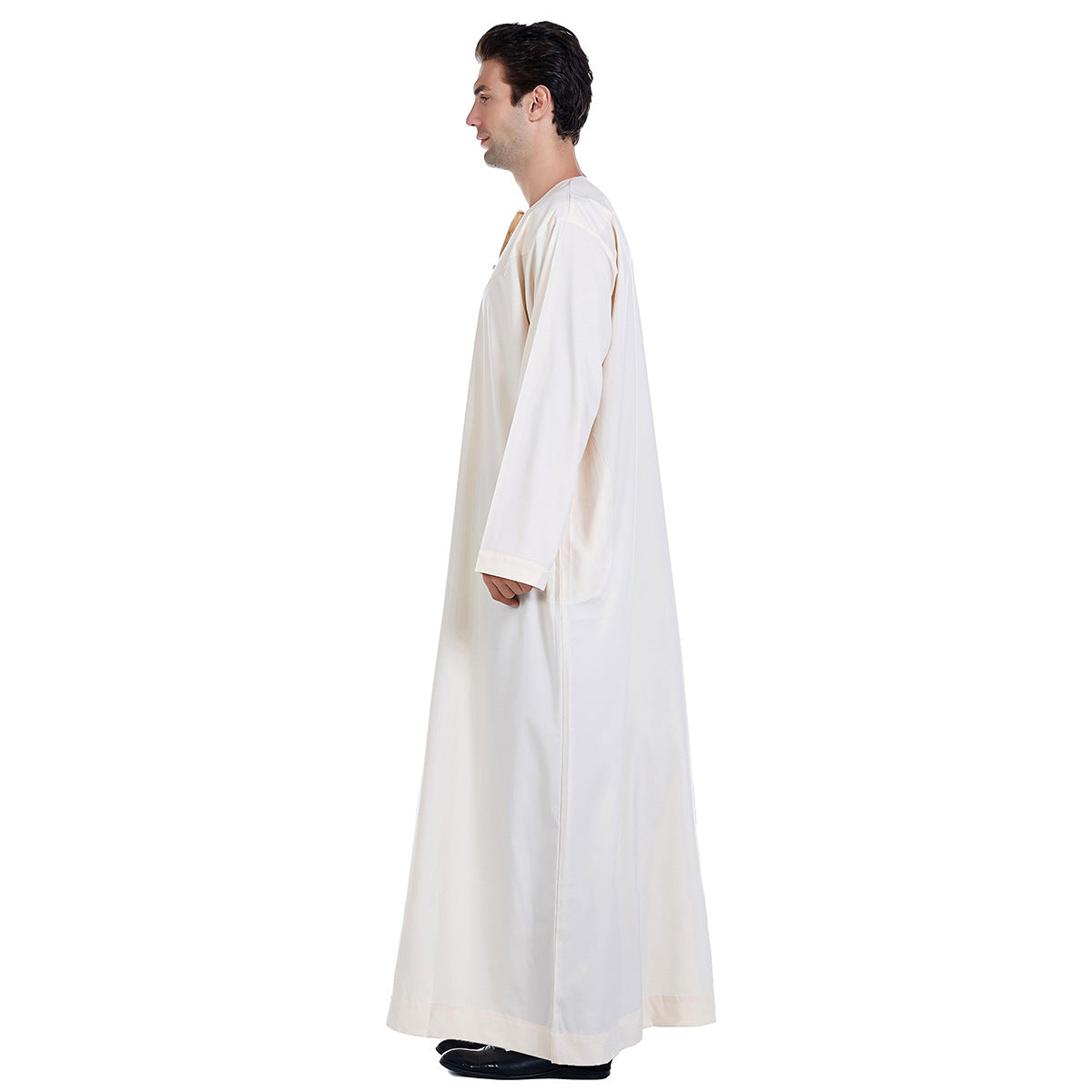 TH817#Abaya Muslim Clothing Islamic High Quality Men's Clothing Robe