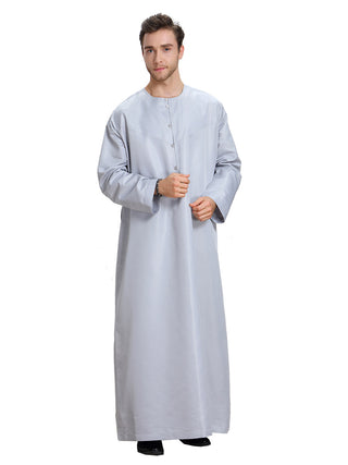 TH808#Abaya Muslim Clothing Islamic High Quality Men's Clothing Robe