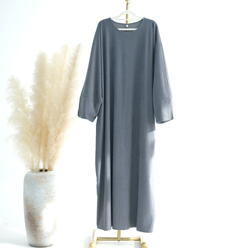 1688# New Autumn Winter  Women Plus Size Modest Abaya muslim Dress Wholesale