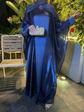 1022#2pcs Abaya Women Muslim Dress Set  Ramadan Islamic Clothing Kaftan