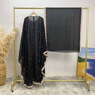 6763# 2024 chiffon adjustable waist abaya ramadan eid mubarak dubai kaftan abayas 的副本