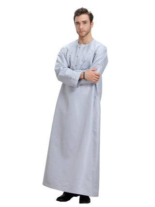 TH808#Abaya Muslim Clothing Islamic High Quality Men's Clothing Robe