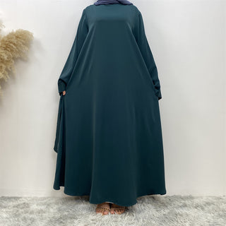 6394#On Sale Hot Sell Popular Simple Nida Abaya Long Dresses