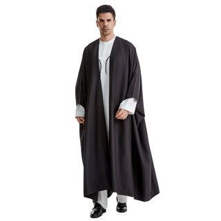 TH835#Abaya Muslim Clothing Islamic High Quality Men's Robe