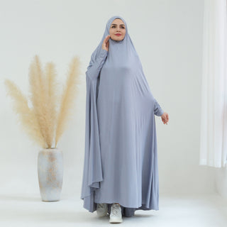 1628#New Abaya Femmes Robe Musulmane Jersey One Piece Prayer Abaya