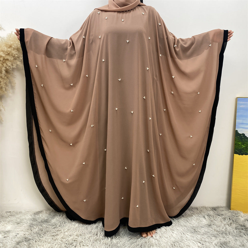 6763# 2024 chiffon adjustable waist abaya ramadan eid mubarak dubai kaftan abayas
