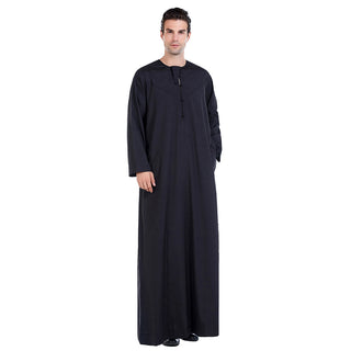 TH817#Abaya Muslim Clothing Islamic High Quality Men's Clothing Robe