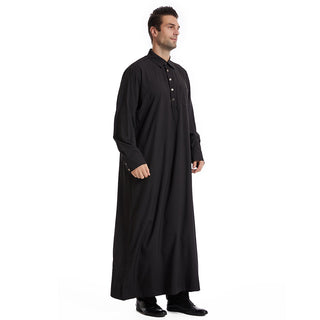 TH828#Abaya Muslim Clothing Long Sleeves Islamic High Quality Men's Clothing