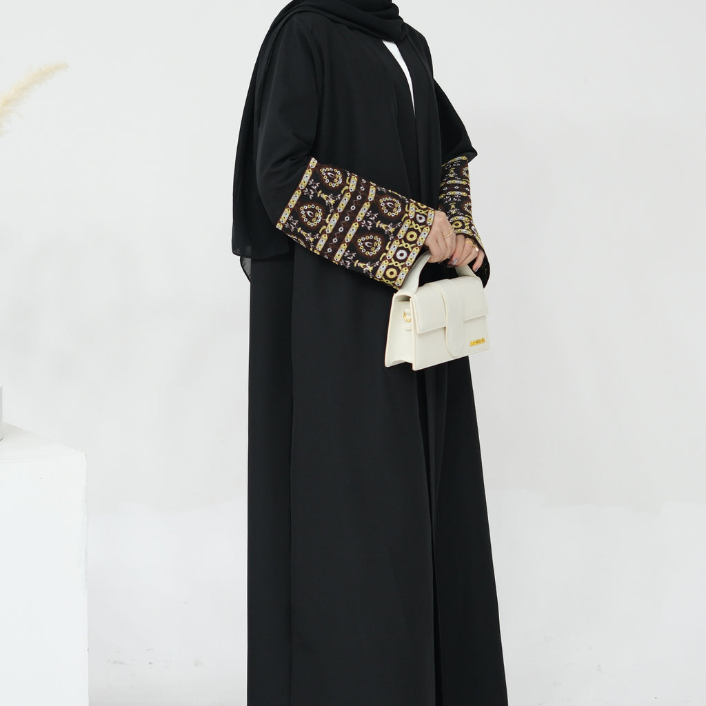 1753#Women Muslim Dress Femmes Robe Musulmane Islamic Clothing Linen Kimono Abaya