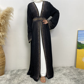 2010# Stunning 2024 ramadan little diamond abaya with matching diamonds belt