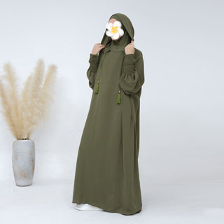 1663#Hoodies Islamic Modest Clothing Sports Abaya Women Muslim Dresses Ramadan