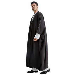 TH835#Abaya Muslim Clothing Islamic High Quality Men's Robe