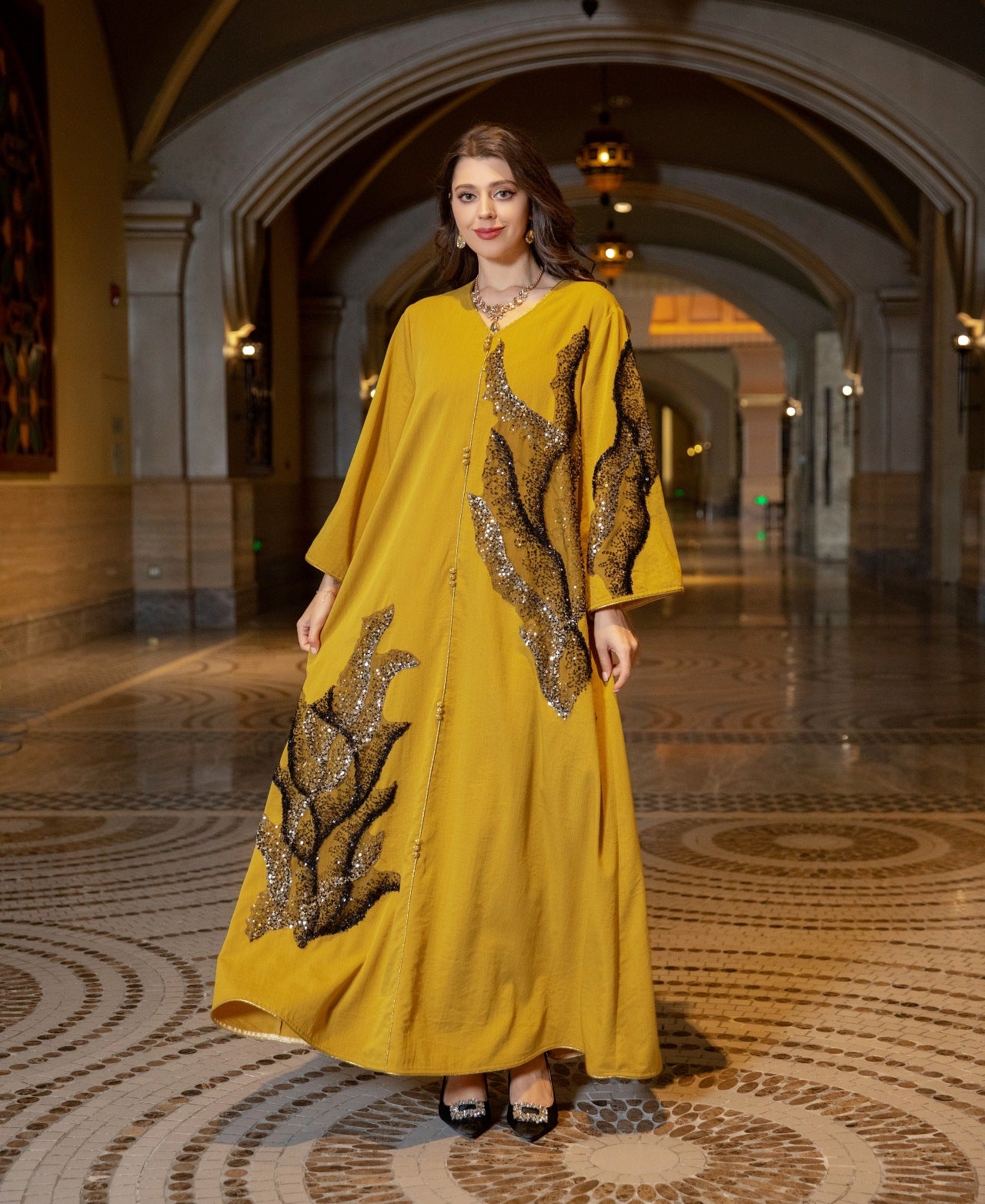 AB309# New Muslim abaya morocco women's clothing