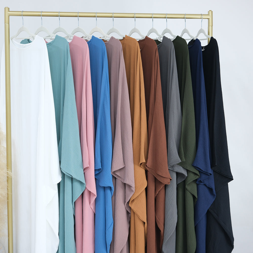 1695# Dubai  Abaya Muslim Women's Dresses With Inside Tie Belt Silk Dress