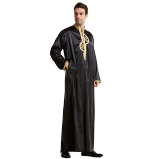 TH819#Abaya Muslim Clothing Islamic High Quality Men's Clothing Robe