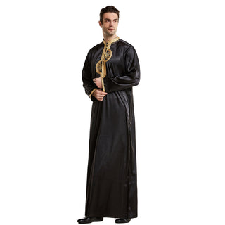 TH819#Abaya Muslim Clothing Islamic High Quality Men's Clothing Robe