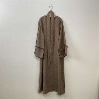 6804#Latest Dress for Women Linen Material Dubai Middle East Fashion Long Sleeve Dress Latest Dress for Women Linen Material Dubai Middle East Fashion Long Sleeve Dress