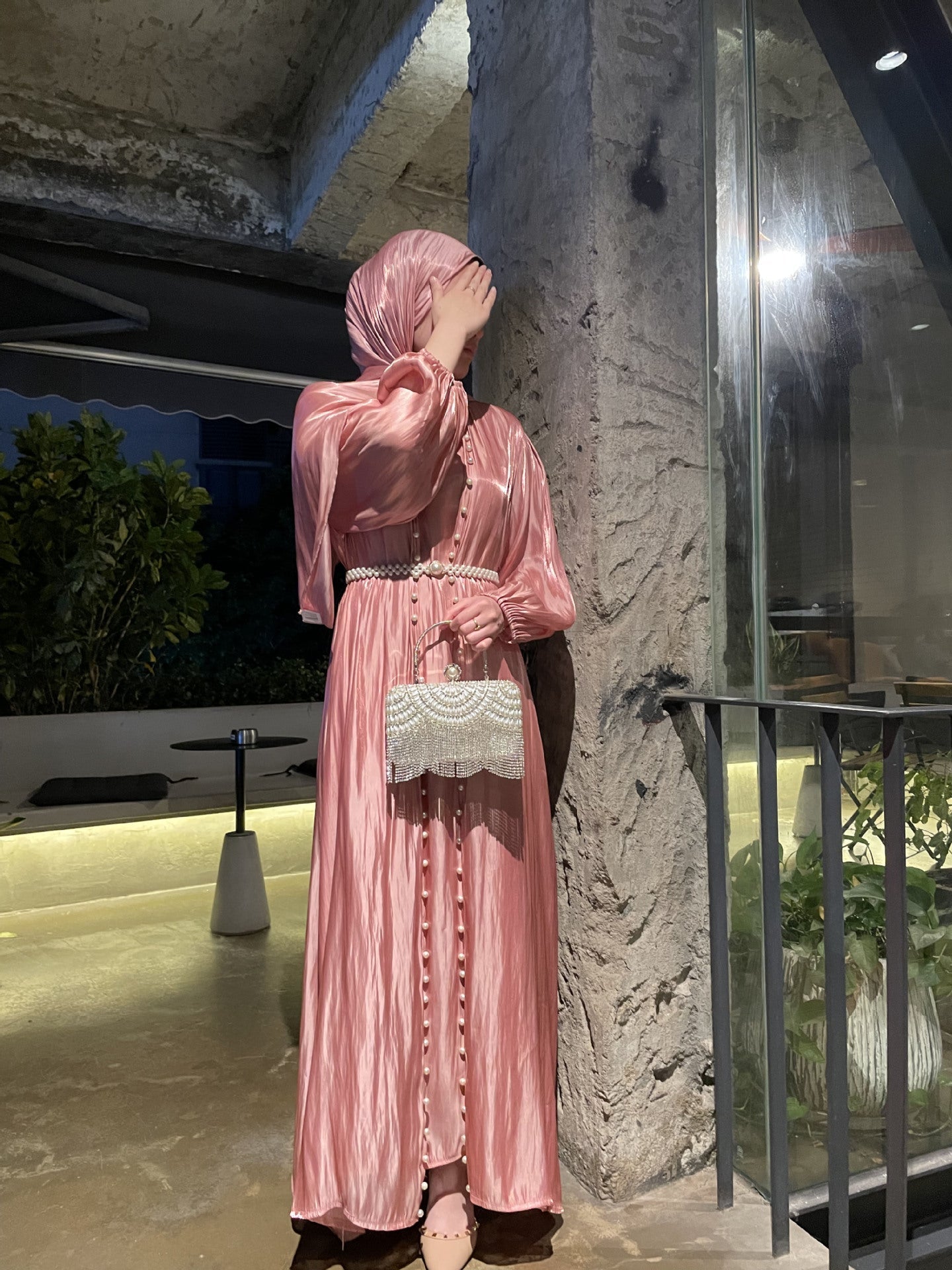 1003#3PCS MODEST SET EID FOR MUSLIM GIRL FASHION DESIGN ELEGANT DRESSES DUBAI ABAYA
