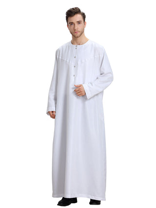 TH808#Abaya Muslim Clothing Islamic High Quality Men's Clothing Robe