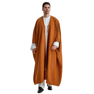 TH835#Abaya Muslim Clothing Islamic High Quality Men's Robe