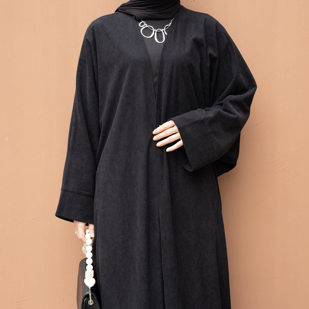 1684#Autumn Winter Open Women Femmes Robe Modest Dresses Abaya Kimono