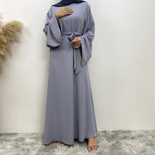 6394#50% Off Hot Sell Popular Simple Nida Abaya Long Dresses