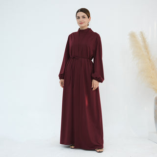 1886# Modest Sets Inner Abaya Women Muslim Dress Ensemble Femme Musulmane Abaya Dubai