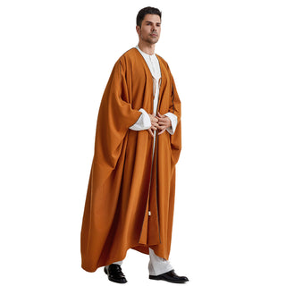 TH835#Abaya Muslim Clothing Islamic High Quality Men's Robe