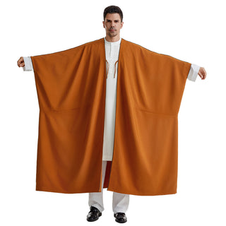 TH835#Abaya Muslim Clothing Islamic High Quality Men's Robe