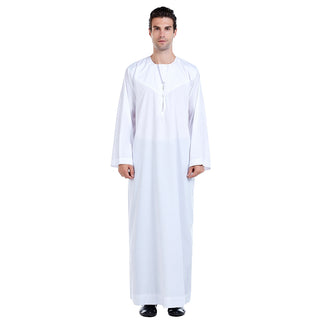 TH817#Abaya Muslim Clothing Islamic High Quality Men's Clothing Robe