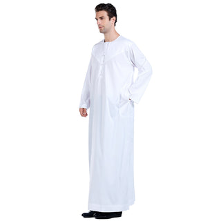 TH817#Abaya Muslim Clothing Islamic High Quality Men's Clothing Robe