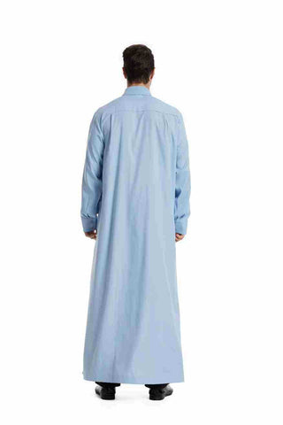 TH828#Abaya Muslim Clothing Long Sleeves Islamic High Quality Men's Clothing