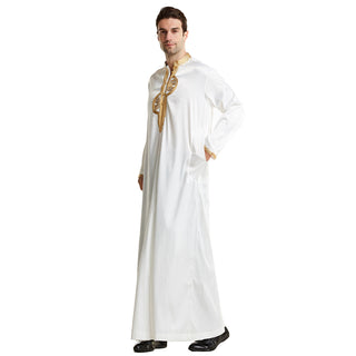 TH819#Abaya Muslim Clothing Islamic High Quality Men's Clothing Robe