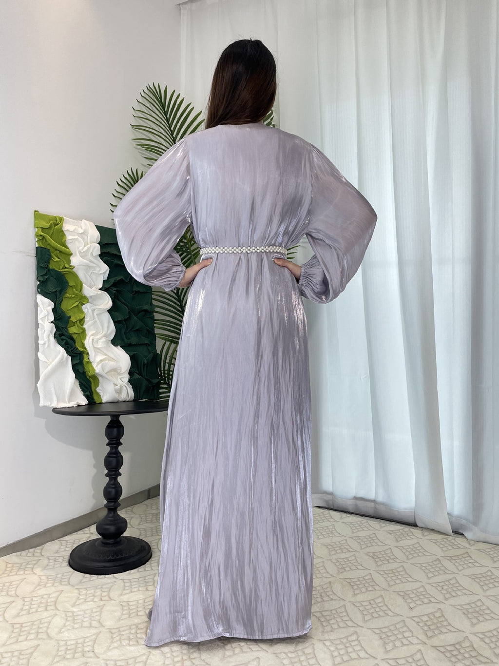 1003#3PCS MODEST SET EID FOR MUSLIM GIRL FASHION DESIGN ELEGANT DRESSES DUBAI ABAYA