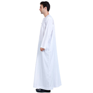 TH817#Abaya Muslim Clothing Islamic High Quality Men's Clothing Robe