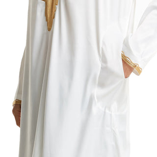 TH819#Abaya Muslim Clothing Islamic High Quality Men's Clothing Robe