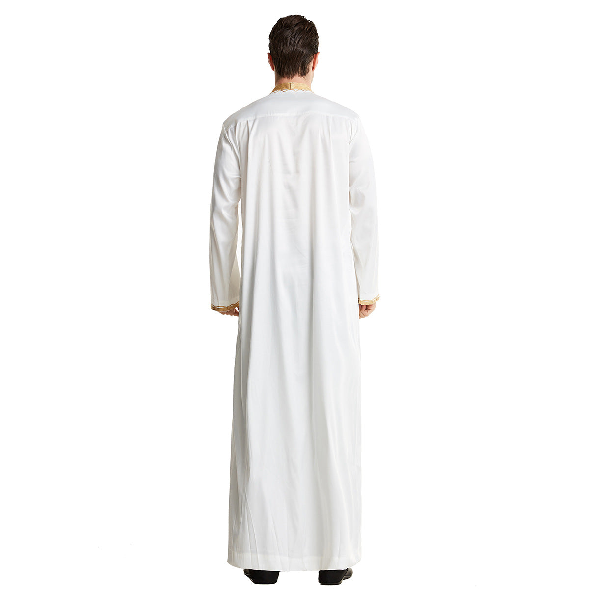 TH819#Abaya Muslim Clothing Islamic High Quality Men's Clothing Robe
