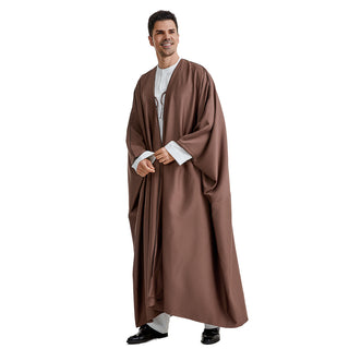 TH835#Abaya Muslim Clothing Islamic High Quality Men's Robe